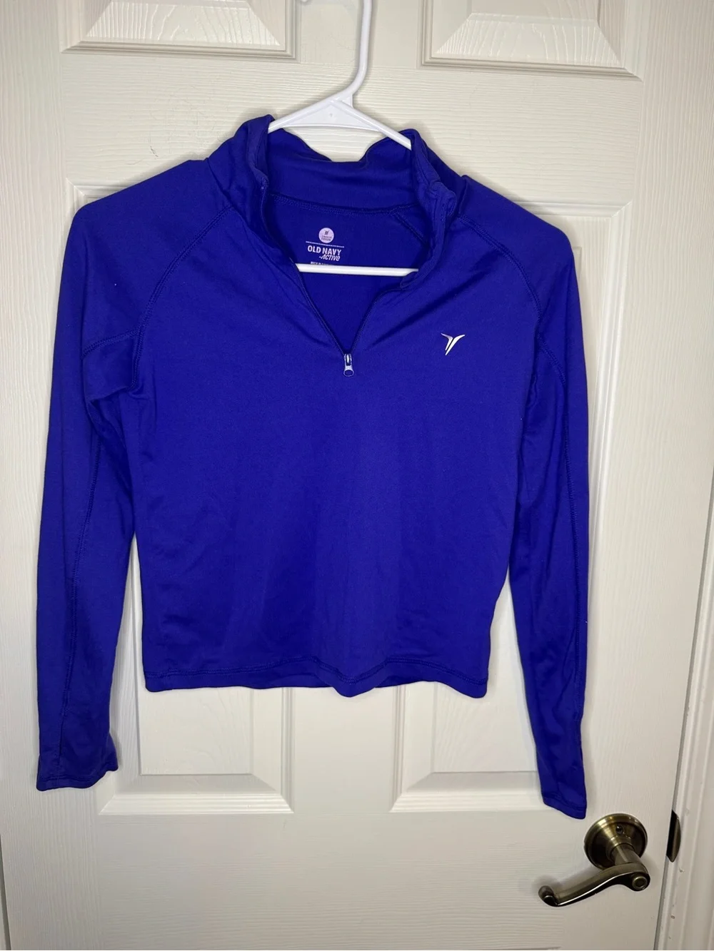 Old Navy Active Purple  1/4 Zip Pullover Mock Neck Long Sleeve Medium